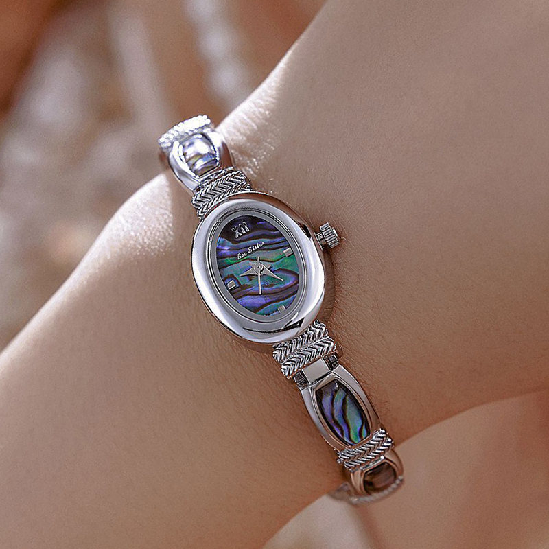 นาฬิกาข้อมือผู้หญิง หน้าปัดรูป - Luxury Zone บทวิจารณ์และราคา